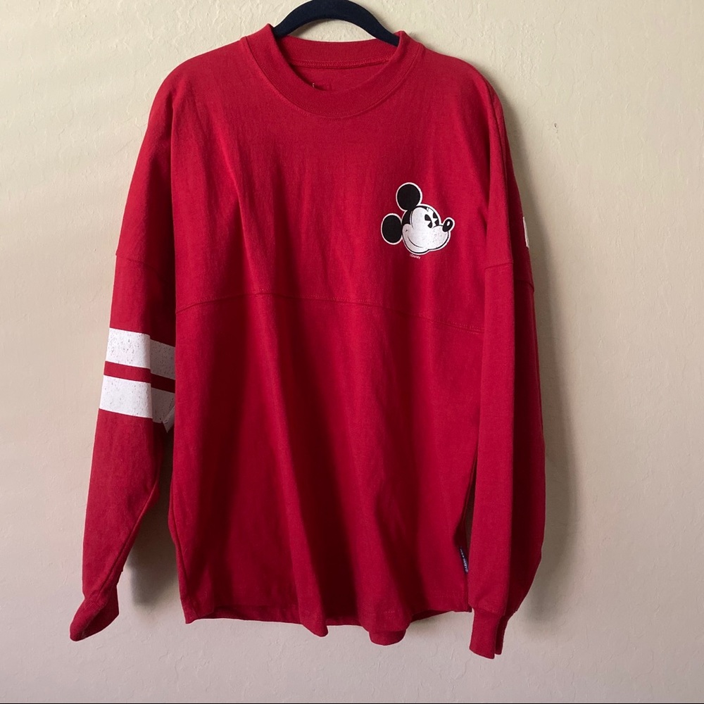 NWOT Red Disney Mickey Mouse Spirit Jersey